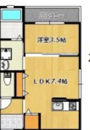 東加古川駅 徒歩8分 1階の物件間取画像